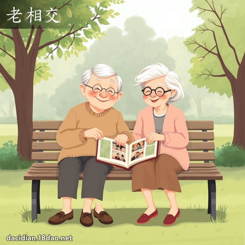 老相交 - 国语大辞典配图