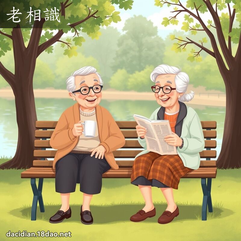 老相識 - 國語大辭典配圖