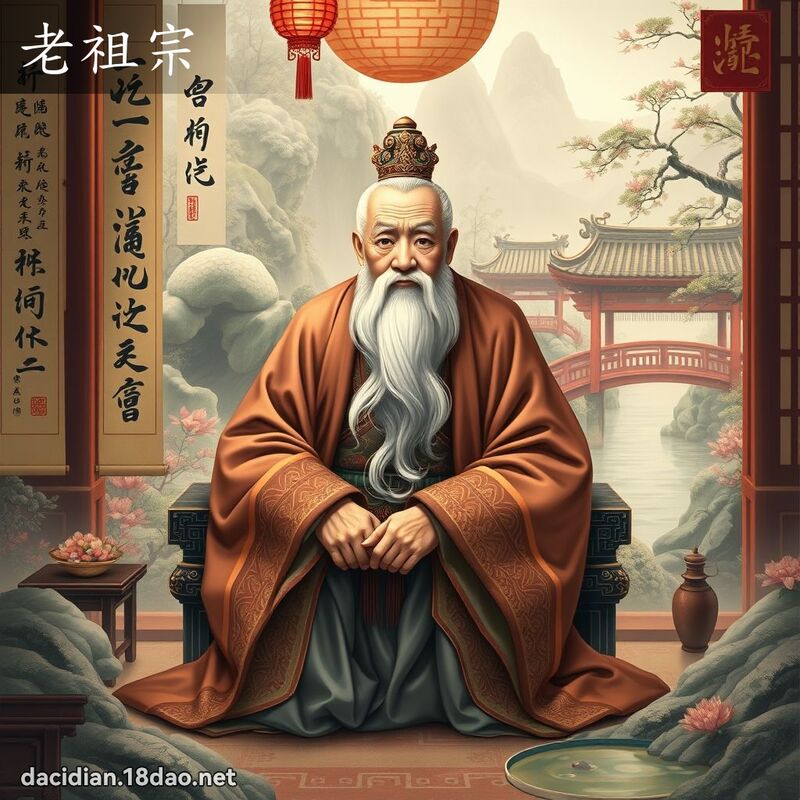老祖宗 - 國語大辭典配圖