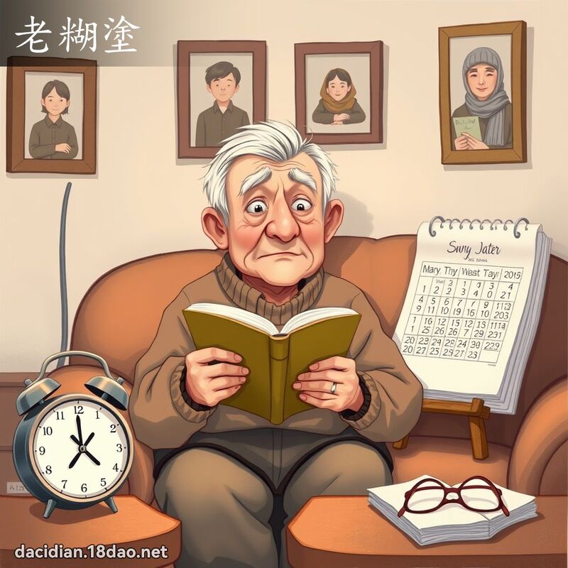 老糊涂 - 国语大辞典配图