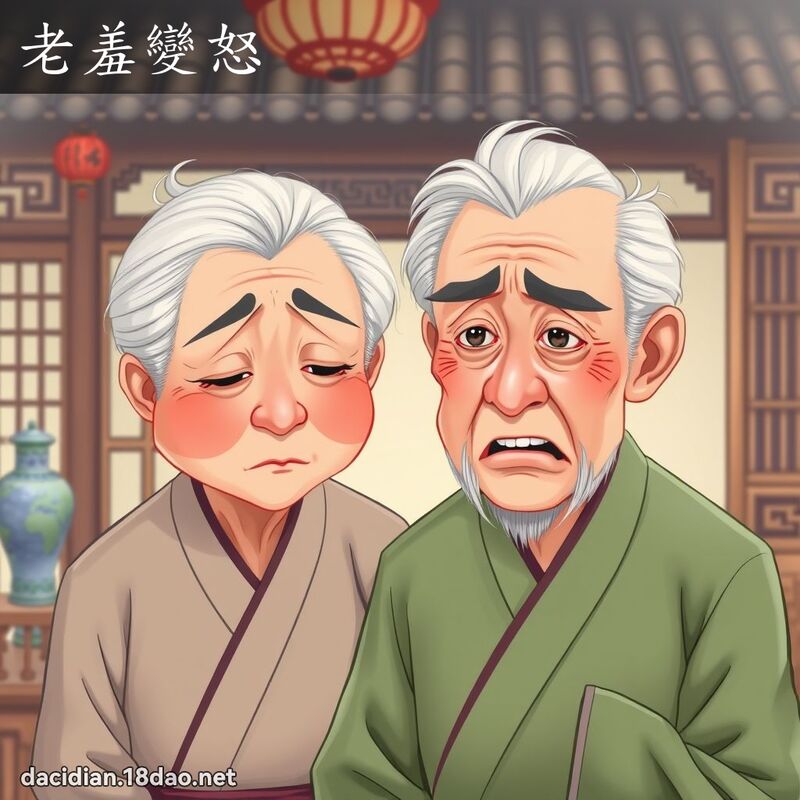 老羞变怒 - 国语大辞典配图