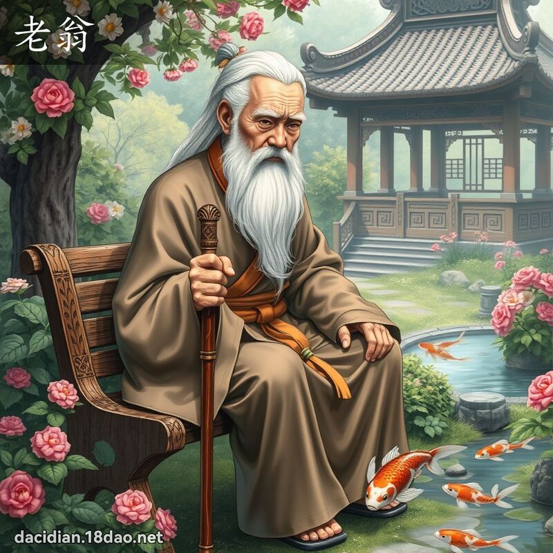 老翁 - 國語大辭典配圖