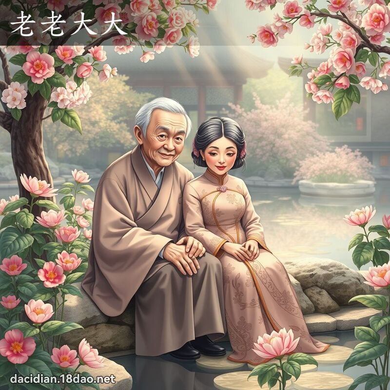 老老大大 - 國語大辭典配圖
