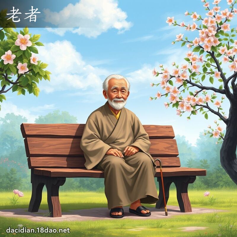 老者 - 国语大辞典配图