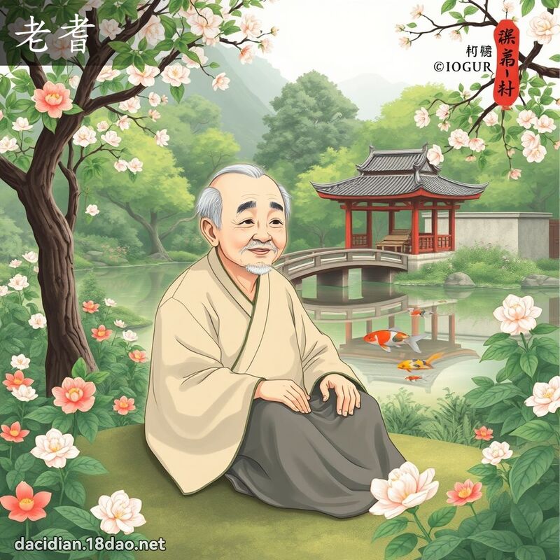 老耆 - 国语大辞典配图