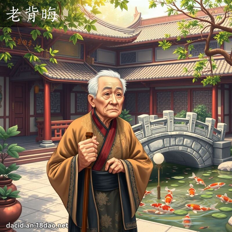 老背晦 - 國語大辭典配圖