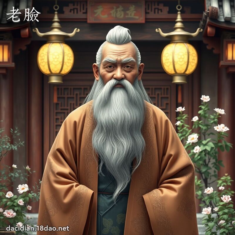 老脸 - 国语大辞典配图