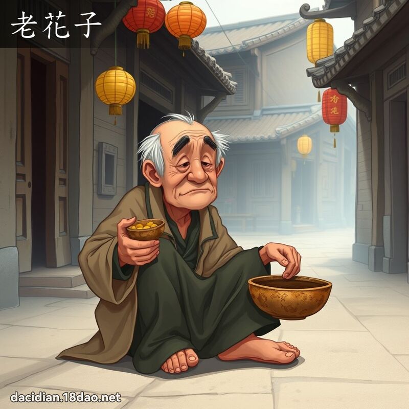 老花子 - 国语大辞典配图