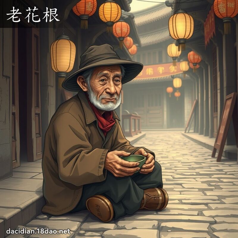 老花根 - 国语大辞典配图