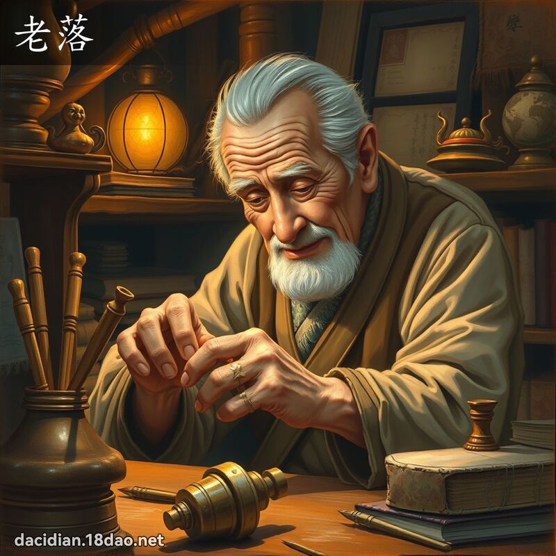 老落 - 國語大辭典配圖