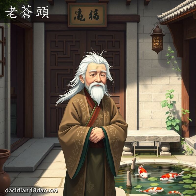 老蒼頭 - 國語大辭典配圖