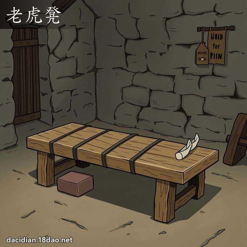 老虎凳 - 国语大辞典配图