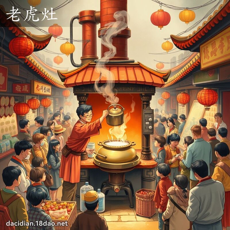 老虎灶 - 國語大辭典配圖