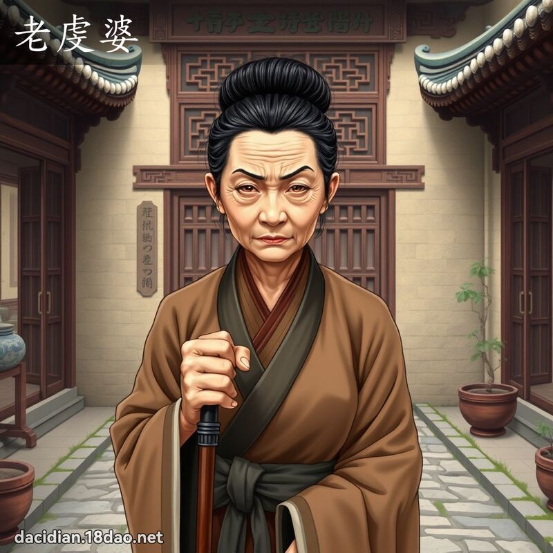 老虔婆 - 國語大辭典配圖
