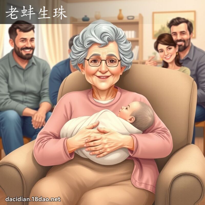 老蚌生珠 - 国语大辞典配图
