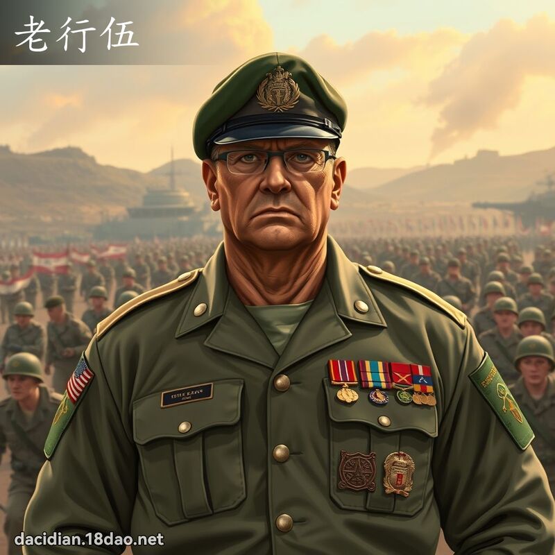 老行伍 - 国语大辞典配图