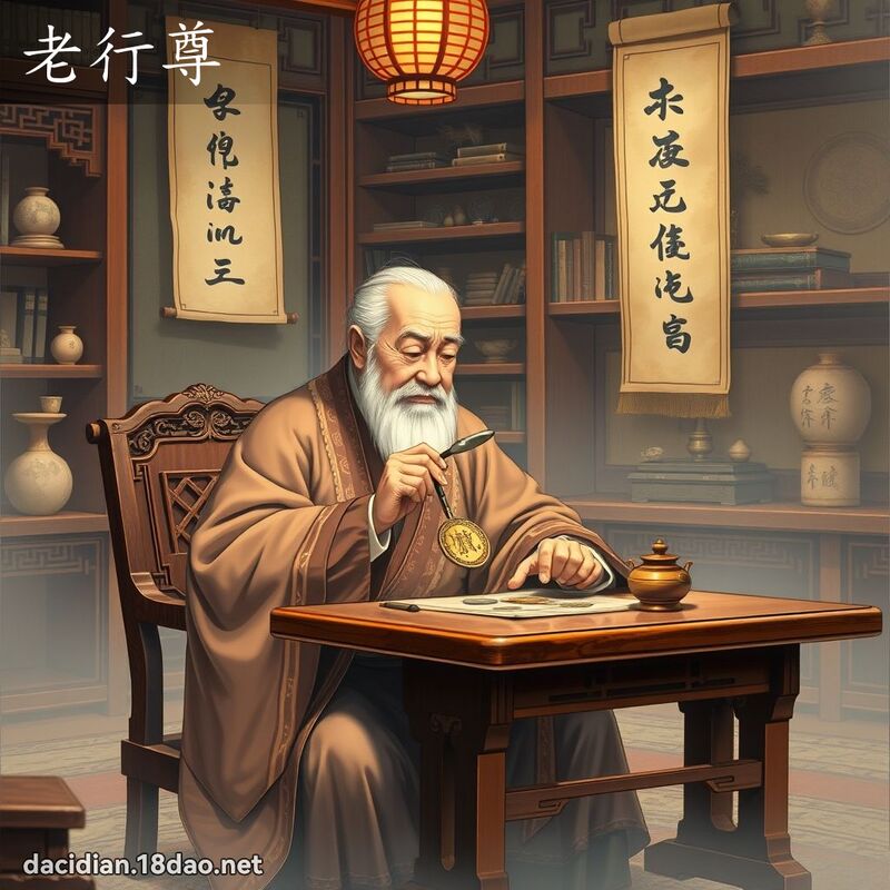 老行尊 - 國語大辭典配圖
