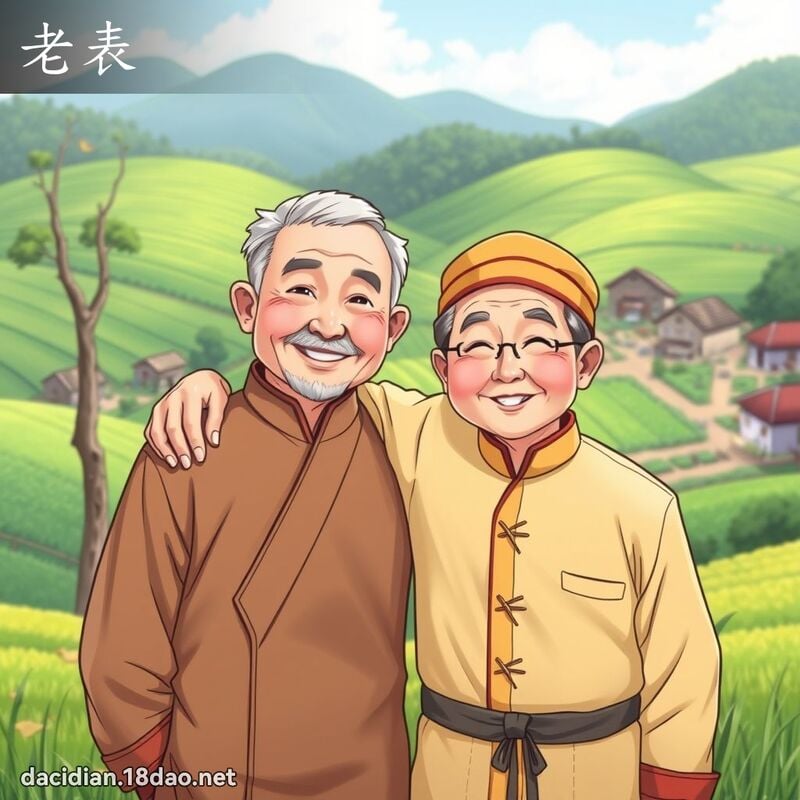 老表 - 国语大辞典配图