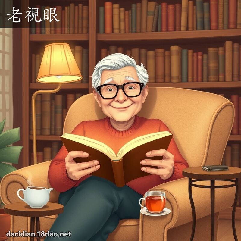 老視眼 - 國語大辭典配圖