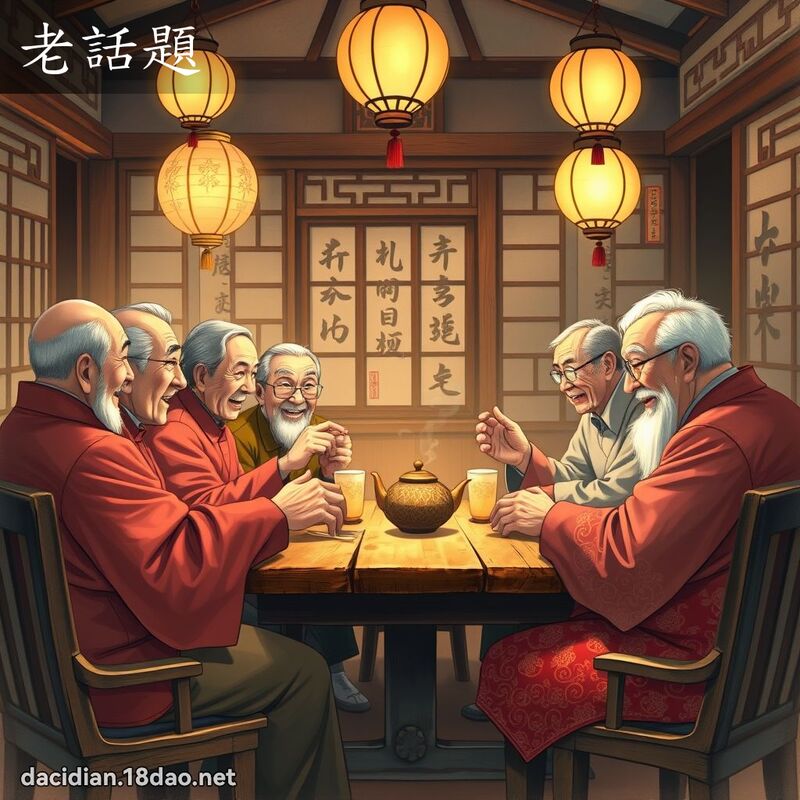 老话题 - 国语大辞典配图