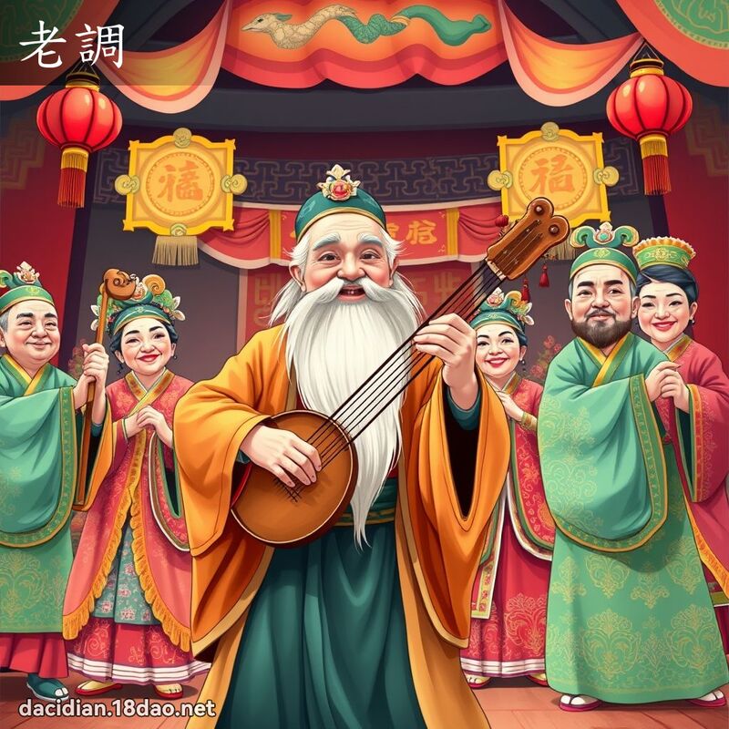 老调 - 国语大辞典配图