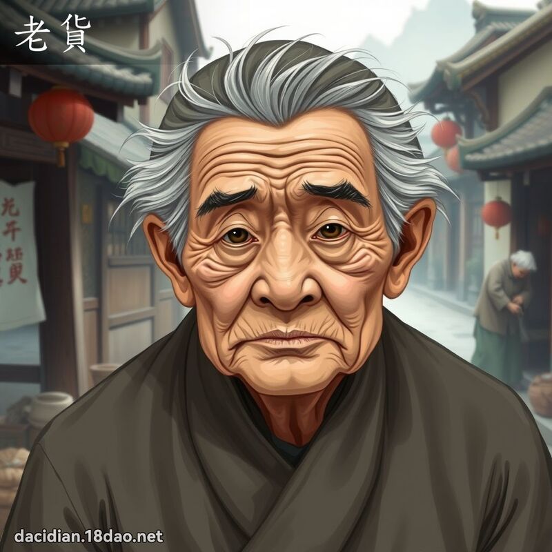 老貨 - 國語大辭典配圖