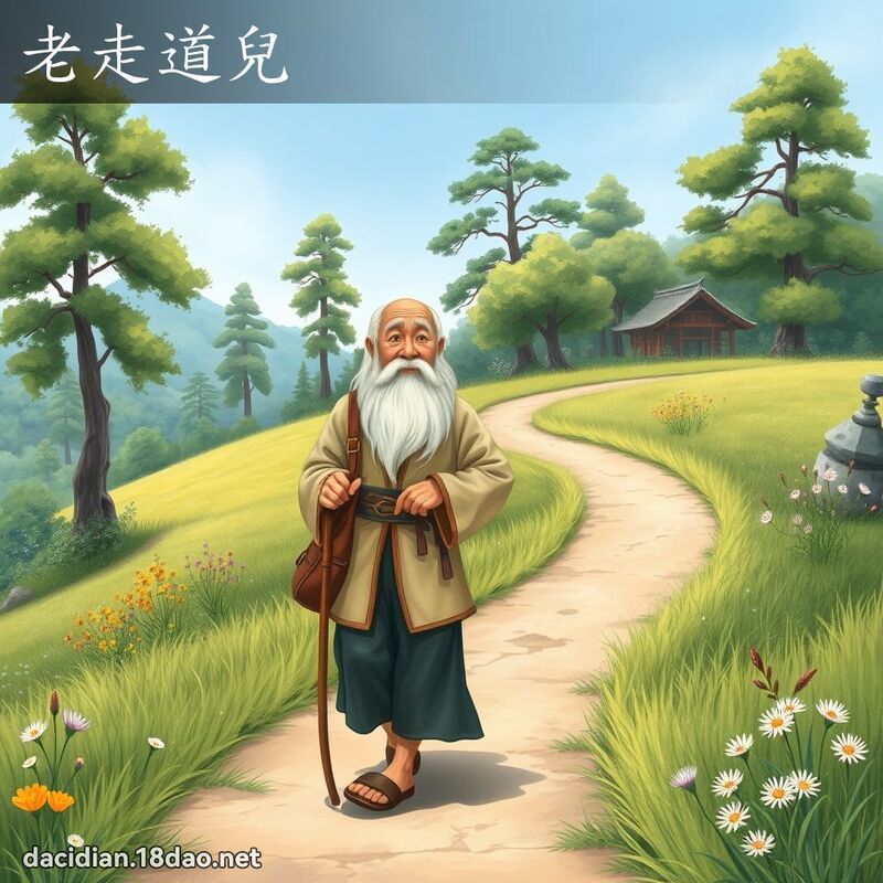 老走道儿 - 国语大辞典配图