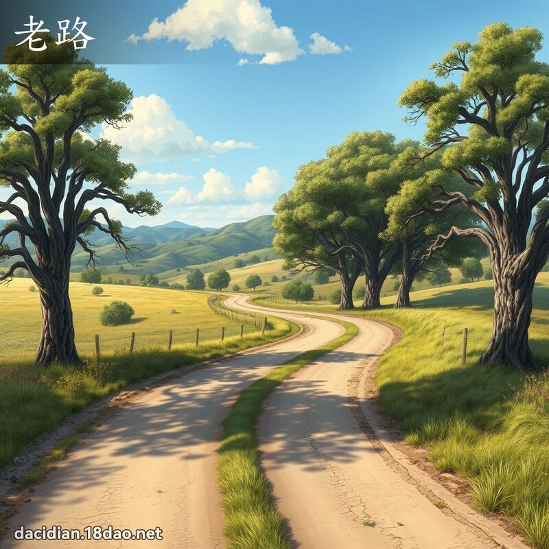 老路 - 國語大辭典配圖