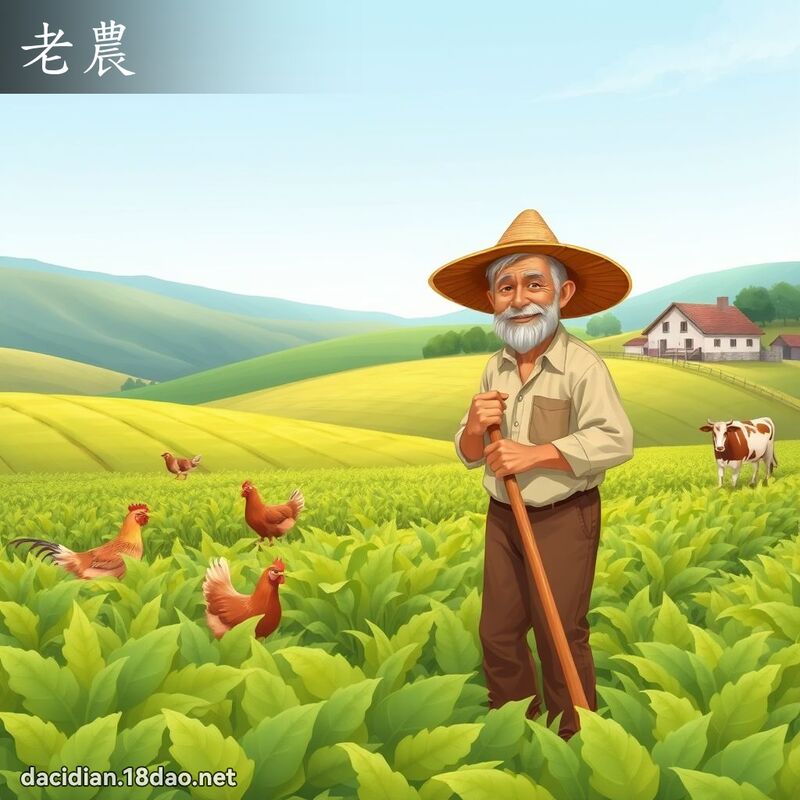 老农 - 国语大辞典配图