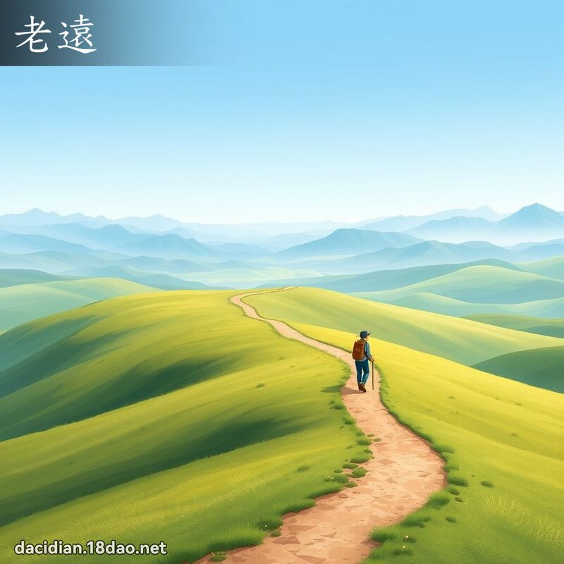 老远 - 国语大辞典配图