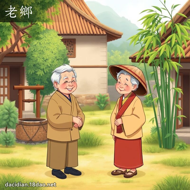 老乡 - 国语大辞典配图