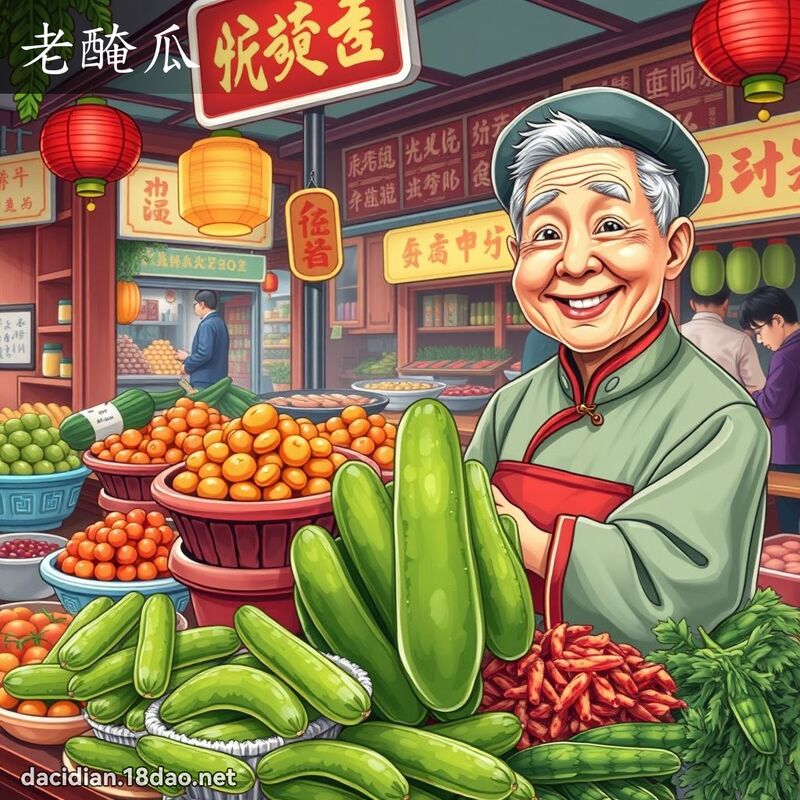老醃瓜 - 国语大辞典配图