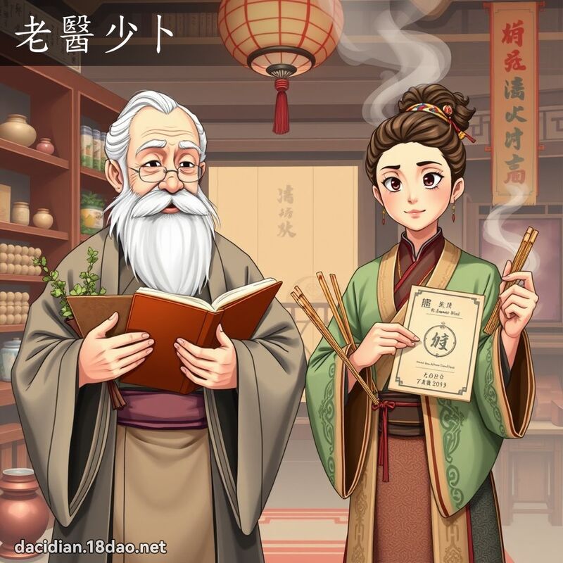 老醫少卜 - 國語大辭典配圖