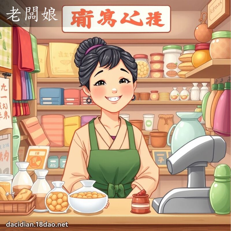 老板娘 - 国语大辞典配图