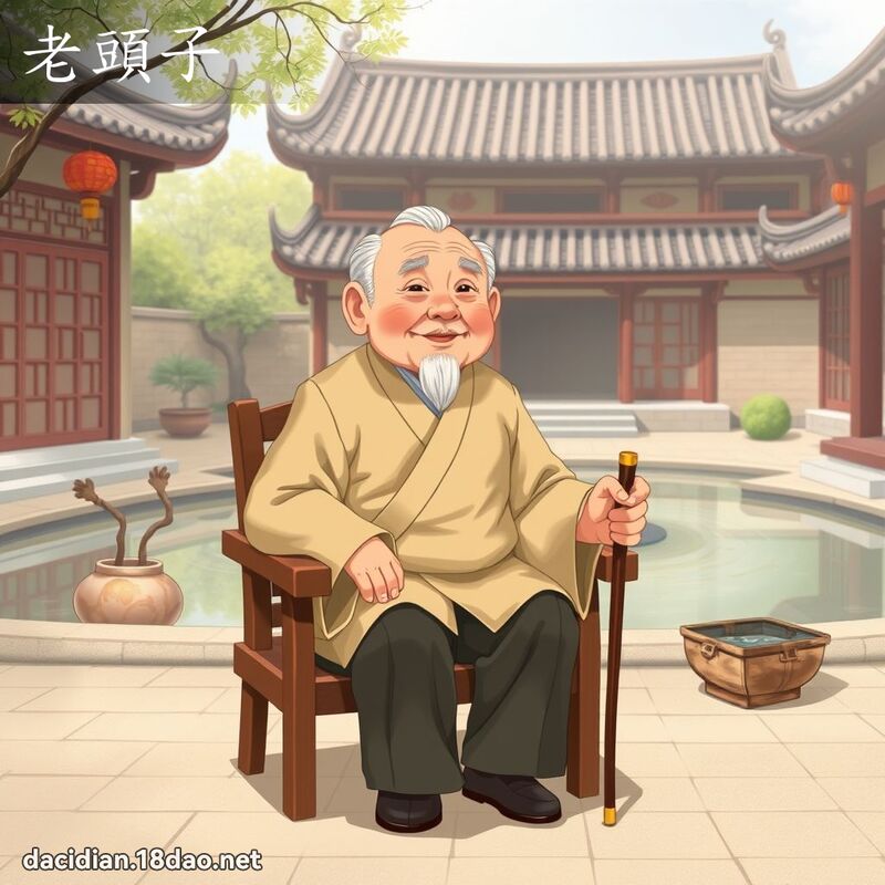 老頭子 - 國語大辭典配圖