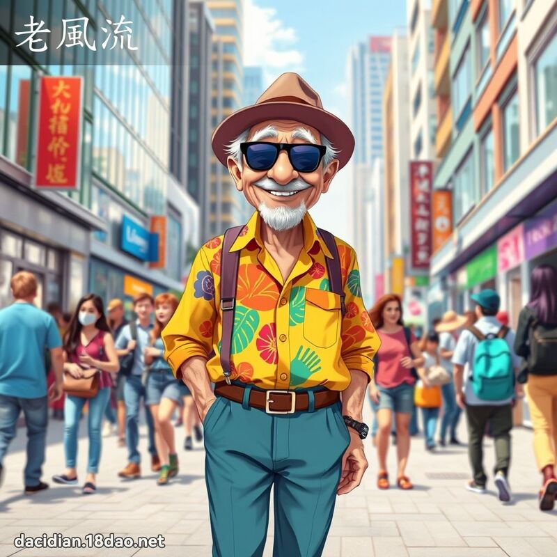 老風流 - 國語大辭典配圖