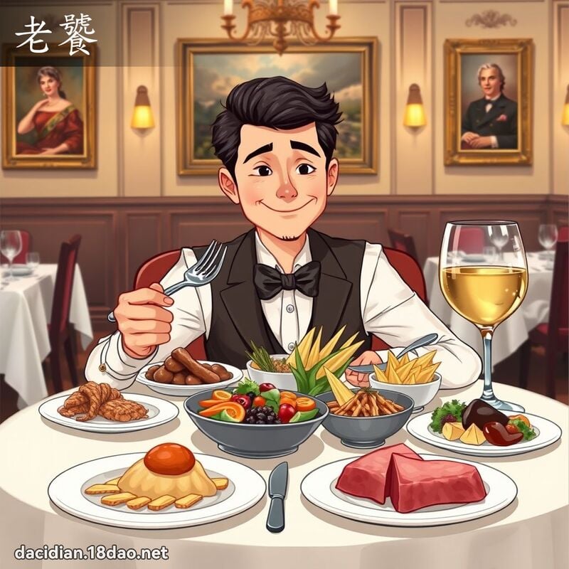 老饕 - 國語大辭典配圖