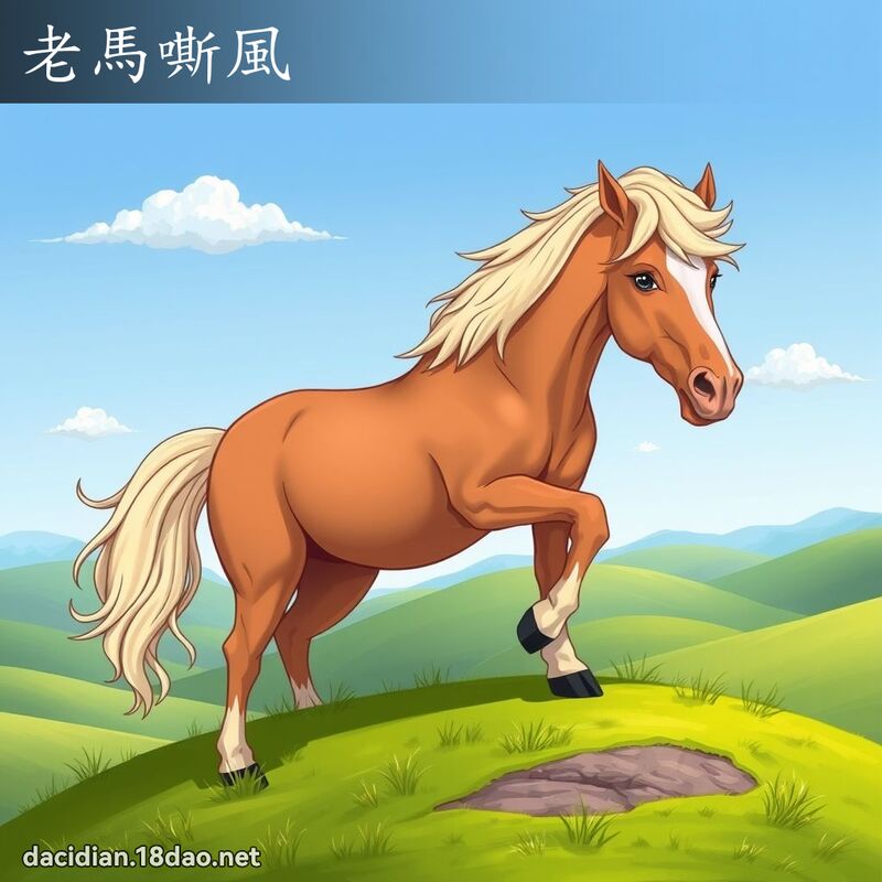 老马嘶风 - 国语大辞典配图