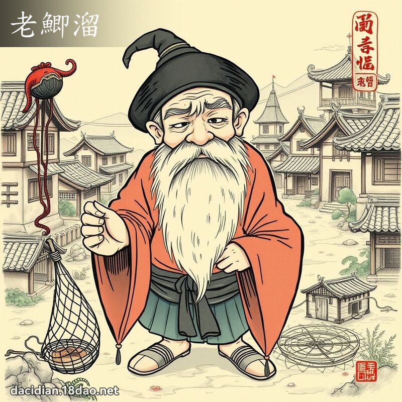 老鯽溜 - 國語大辭典配圖