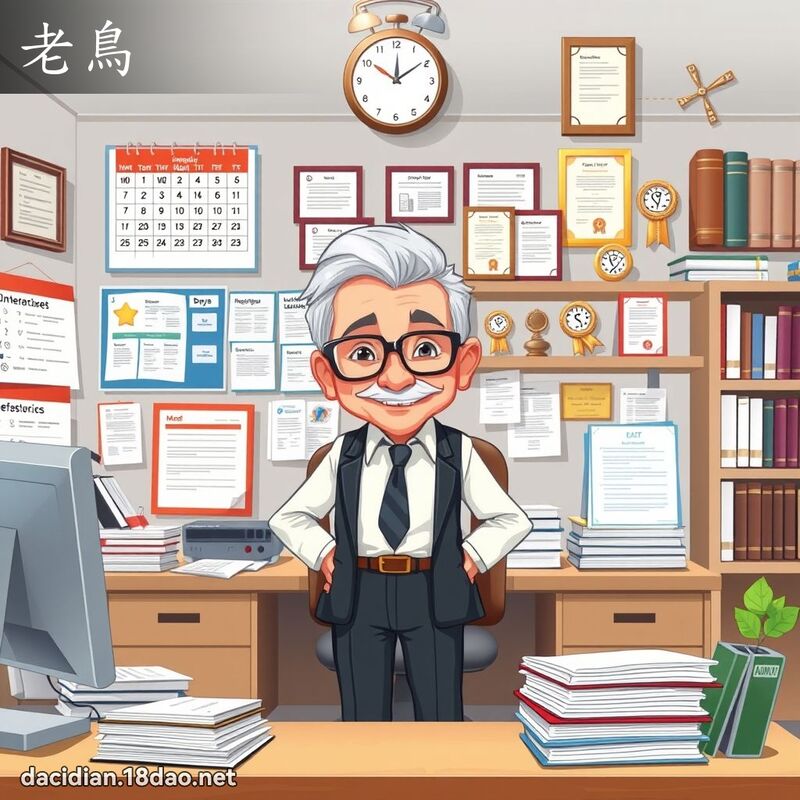 老鳥 - 國語大辭典配圖