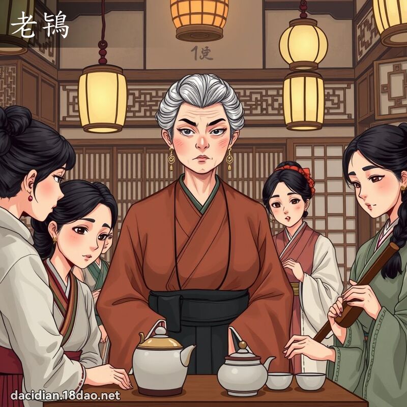 老鴇 - 國語大辭典配圖