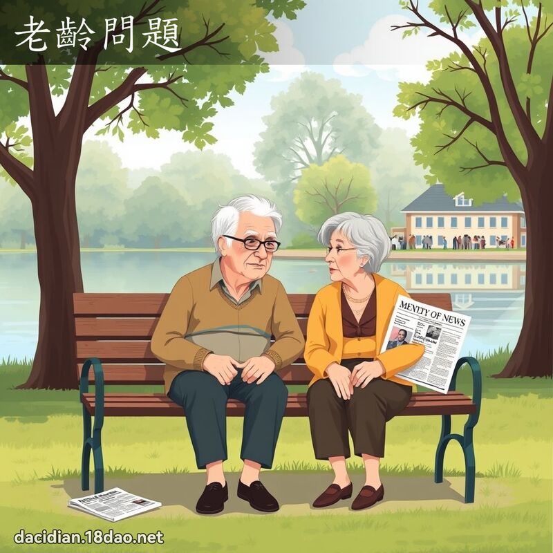 老龄问题 - 国语大辞典配图