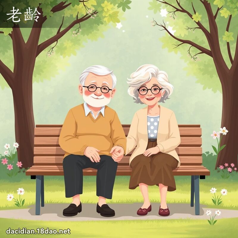 老齡 - 國語大辭典配圖
