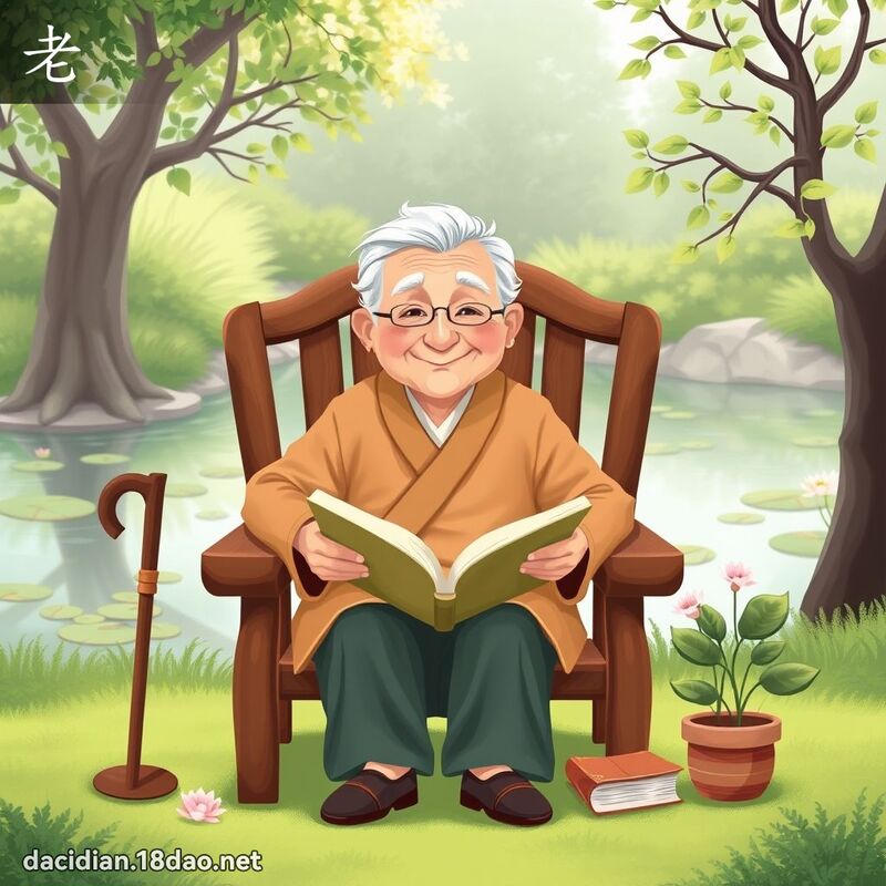 老 - 國語大辭典配圖