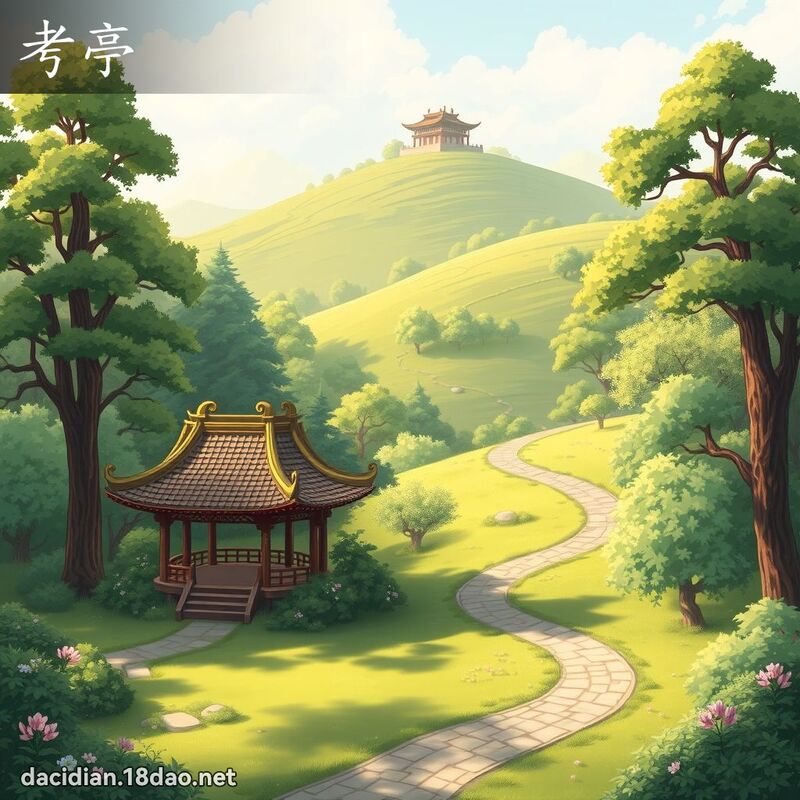 考亭 - 國語大辭典配圖