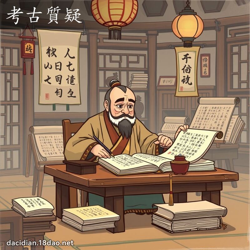 考古质疑 - 国语大辞典配图