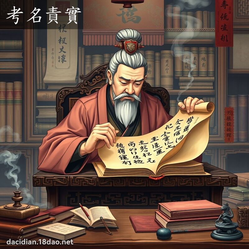 考名责实 - 国语大辞典配图