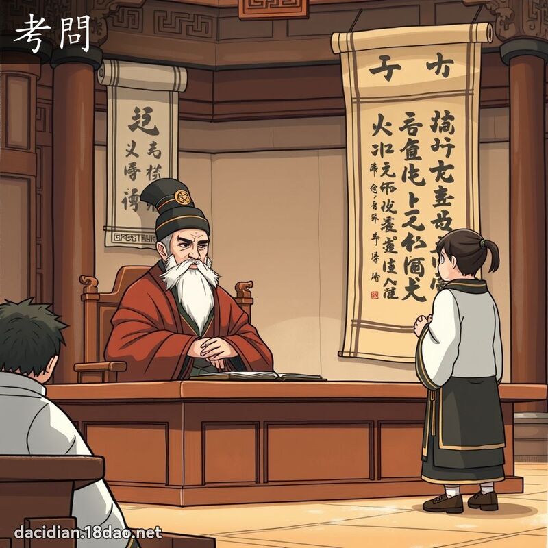 考問 - 國語大辭典配圖