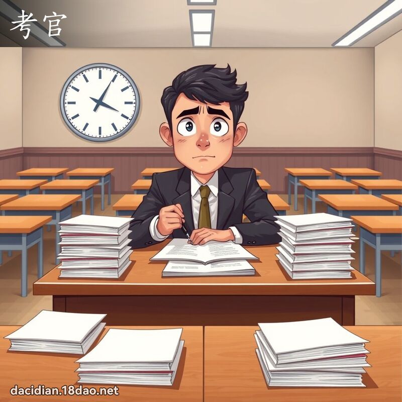 考官 - 國語大辭典配圖