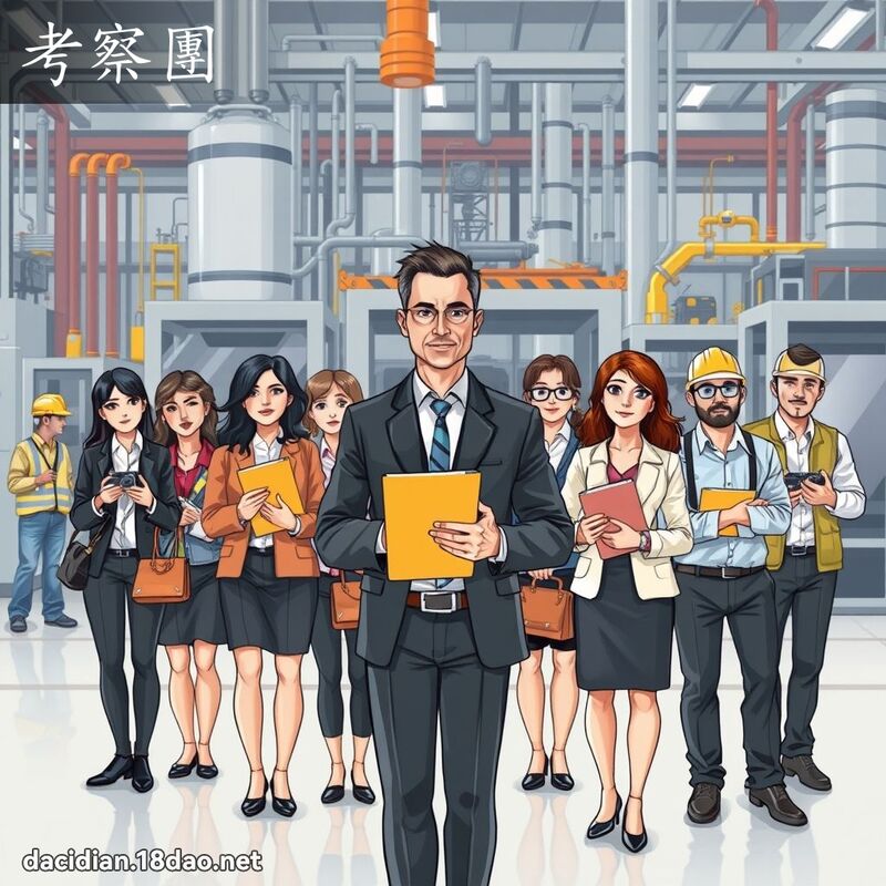 考察团 - 国语大辞典配图